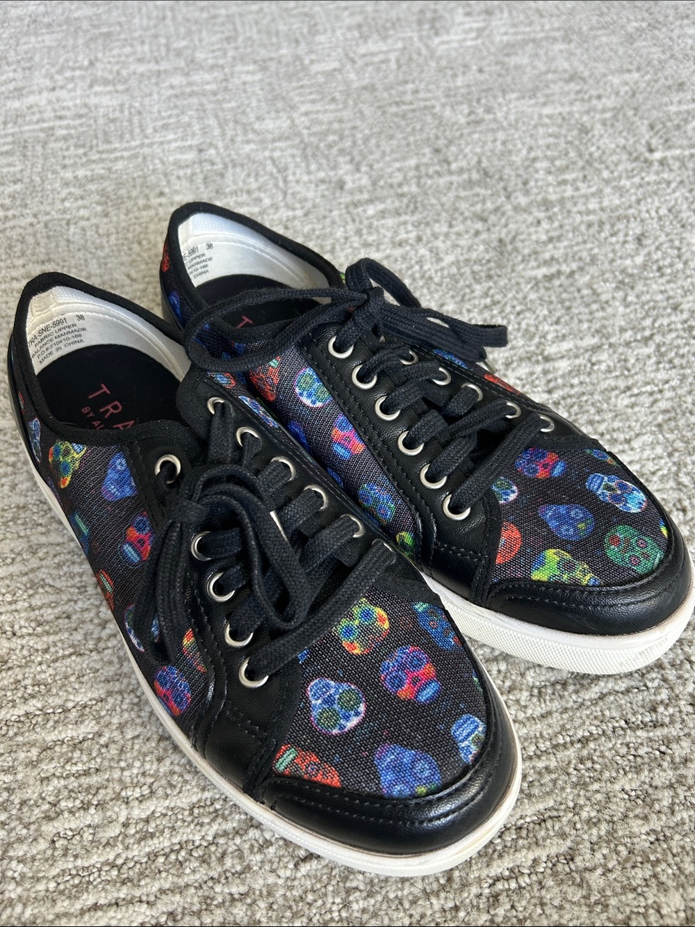 Traq By Allegra Sugar Skull Sneakers